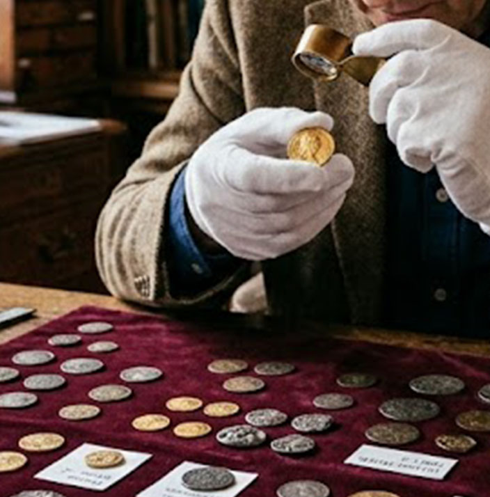 Pièces de monnaie anciennes